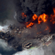 An aerial shot taken during the 2010 Deepwater Horizon oil rig spill and explosion. Photo: AP